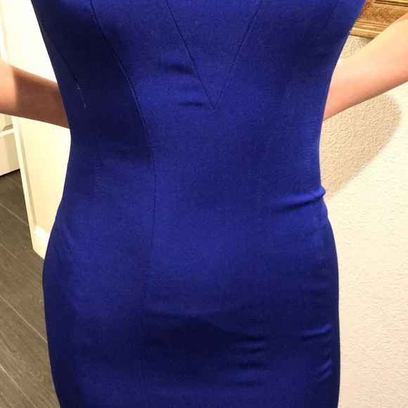 Long Prom /evening/ formal gown royal blue - Picture 6 of 8